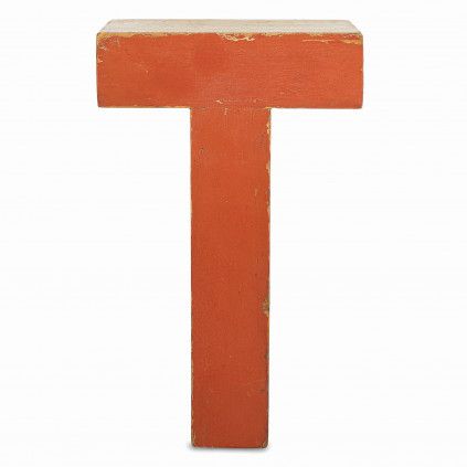 Dřevěné písmeno "T"