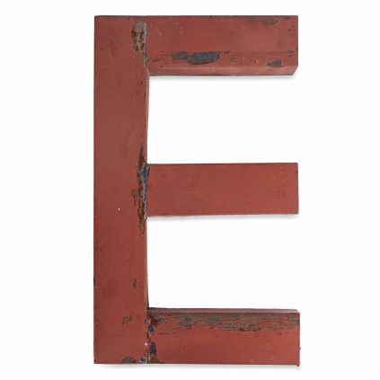Metal Letter "E"