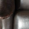 Leather armchair from Hotel Praha, designed by Zbyněk Hřivnáč