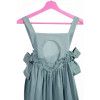 Children's dress with removable embroidery