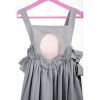 Children's dress with removable embroidery