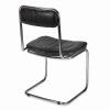 Black leather chair